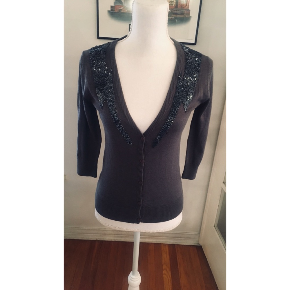 Beaded Topshop Cardigan/Top